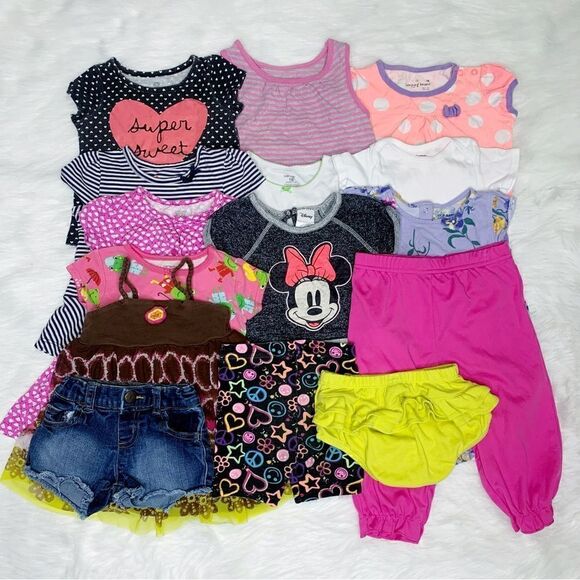 18 Months Baby Girl Summer Clothes LOT - Picture 1 of 9